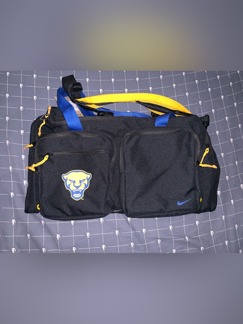 Nike 2024 Utility Power Pitt Panthers Duffel Bag HM5277-010